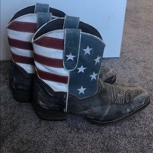 American flag cowboy boots
